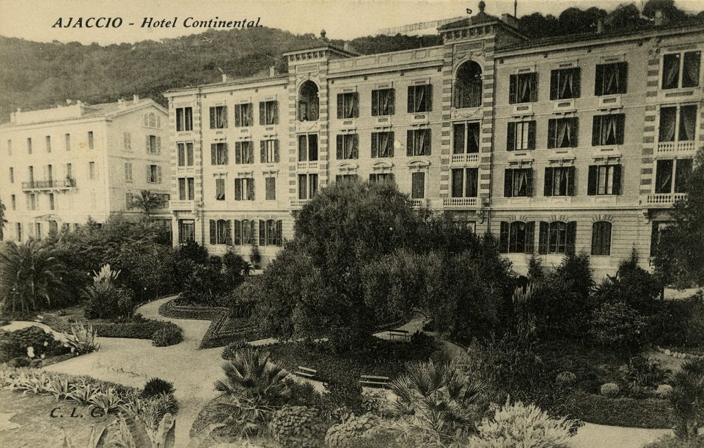 Ajaccio – Hôtel Continental© Corte, musée de la Corse.